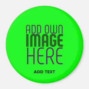 ÍMAN MODELO DE TEXTO DE IMAGEM VERDE NEON EDITÁVEL MODE