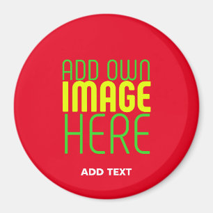 ÍMAN MODELO DE TEXTO DE IMAGEM VERMELHA MODERNA EDITÁVE