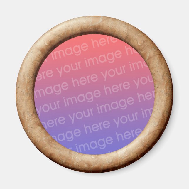 Íman Modelo do bloco (borda do quadro de efeito 3d) (Frente)