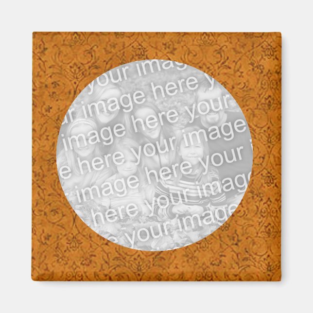 Íman Modelo do Magnet de Fotografias da Flor (Frente)