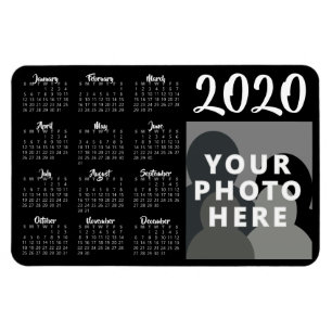 Íman Modelo do Magnet do Calendário Personalizado 2020