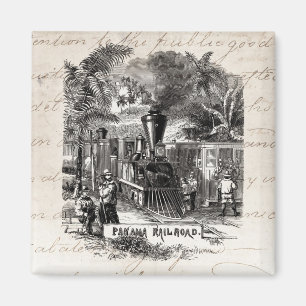 Íman Modelo do trem de estrada de ferro do canal do