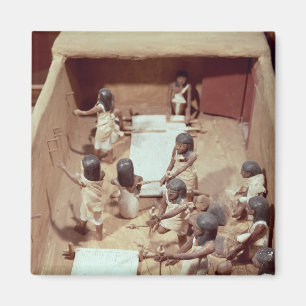 Íman Modelo funerário de uma oficina têxtil