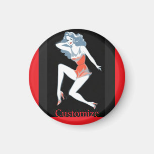 Íman Modelo Glamoroso Possuindo Thunder_Cove