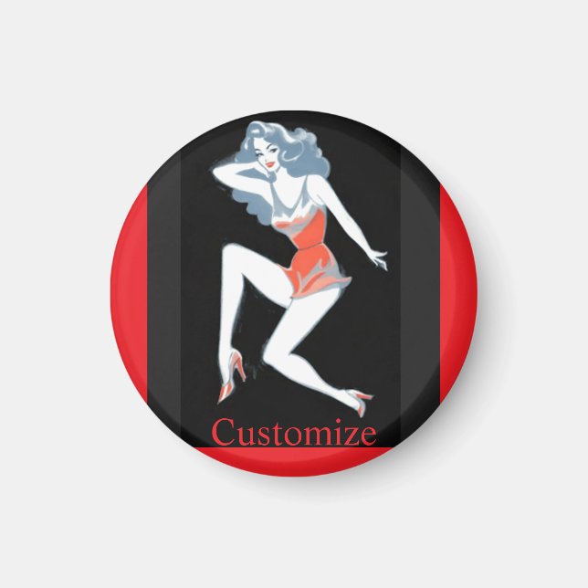 Íman Modelo Glamoroso Possuindo Thunder_Cove (Frente)