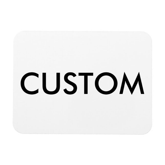 Íman Modelo Personalizada de Vazio de Imã de geladeira  (Horizontal)