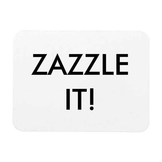 Íman Modelo Personalizado de Vazio flexível de  de ímã (Horizontal)