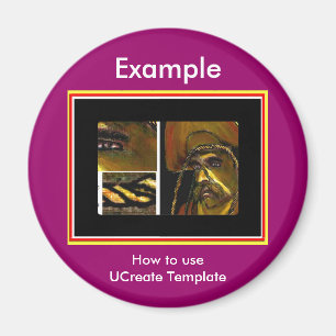 Íman MODELOS UCreate jGibney O MUSEUM Zazzle