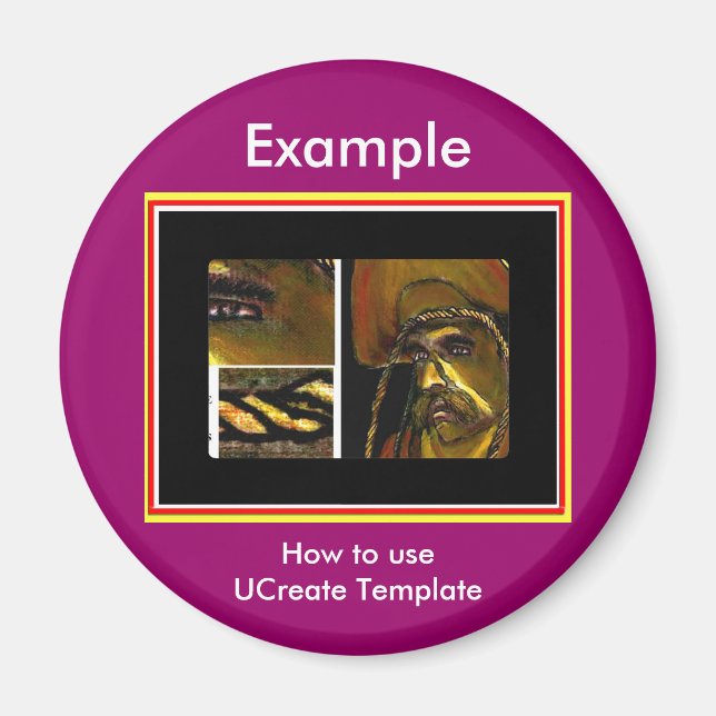 Íman MODELOS UCreate jGibney O MUSEUM Zazzle (Frente)