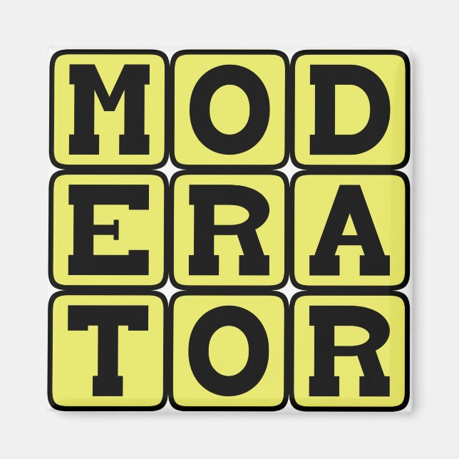 Íman Moderador, Arbitrador (Frente)