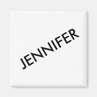 Íman Modern Chic Extravagant Você O Nomeia Personalizad