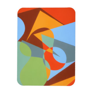 Íman Modern Cowboy Boot Abstract Magnet