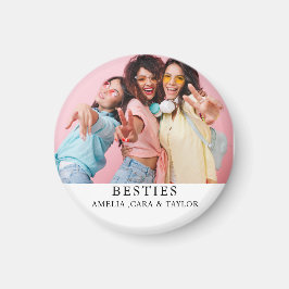 Íman Modern Friend Collage Photos Simple