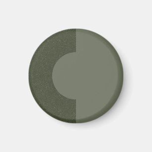 Íman Modern Moss Green Duo Magnet - Personalizável