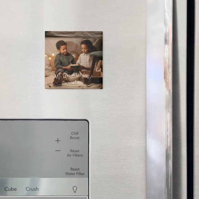 Íman Moderno Amo-Te Mãe Foto Magnet (In Situ (Fridge))