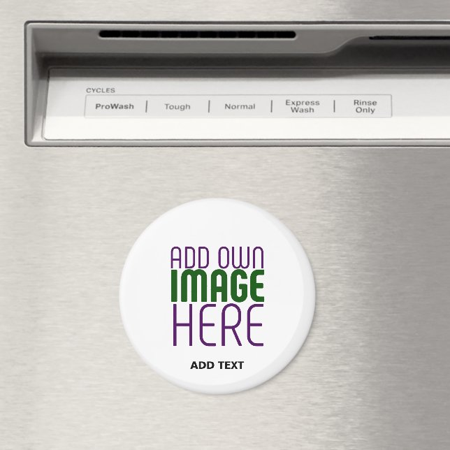 ÍMAN MODERNO DE MODELO DE TEXTO DE IMAGEM BRANCA SIMPLE (In Situ (Dishwasher))