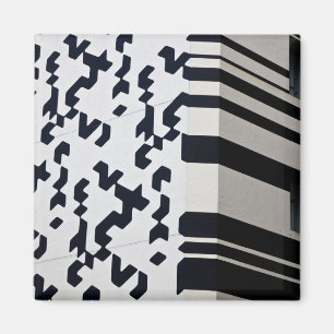 Íman Moderno edifício preto e branco em Hong Kong