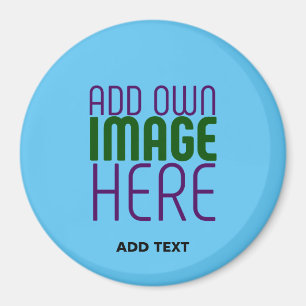 ÍMAN MODERNO EDITABLE SWAG SKY BLUE IMAGE TEXTO MODELO