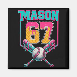 Íman Moderno Mason 67 Mem Sorvete Drip Beisebol Anivers