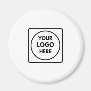 Íman Moderno Minimalista   Marca Personalizada de Negóc