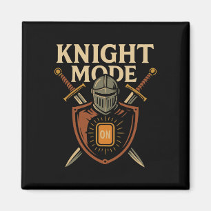 Íman Modo Cavaleiro Ativado Espada Medieval Divertida F