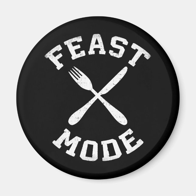 Íman Modo de banquete - Bulking - Comer, Fome - Novidad (Frente)
