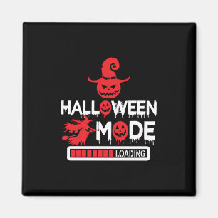 Íman Modo de Dia de as Bruxas engraçado Halloween Carre