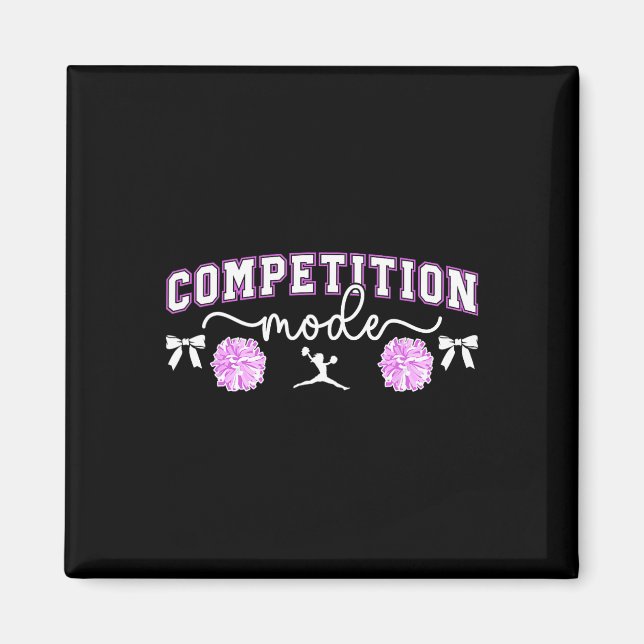 Íman Modo de Dia de Competição de Cheer Dia de Comp de  (Frente)