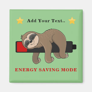 Íman Modo de economia de energia Sloth Engraçado Per