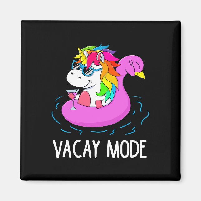 Íman Modo de Férias Grátis Unicorn Furioso Oferta de Fé (Frente)