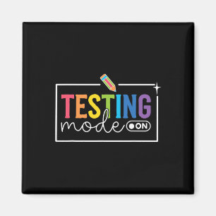Íman Modo de Teste Divertido Ligado no Dia de Teste Chá