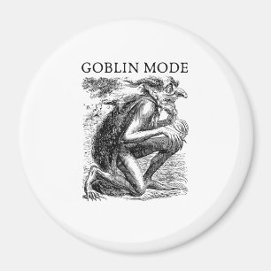Íman Modo Duende Goblincore Estética Vintage Engraçado