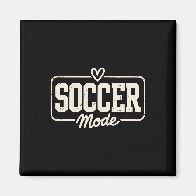 Íman Modo Futebol, Esportes Divertidos do Coração e do  (Frente)