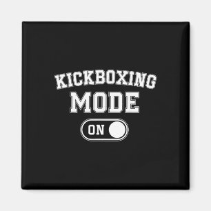 Íman Modo Kickboxing Ativado Presente Divertido de Kick