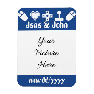 Íman Modo multijogador no ímã azul Save-the-Date