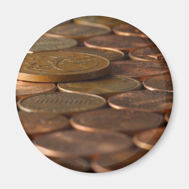 Íman Moeda Dinheiro Dinheiro Dinheiro (Frente)