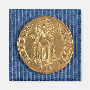 Íman Moeda Dourado, com St John o baptista, século XVI