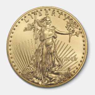 Íman Moeda Dourado de Eagle