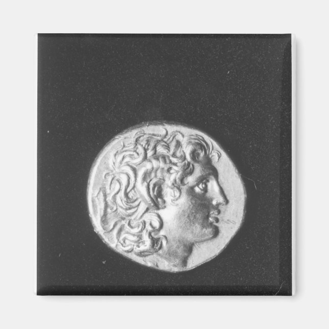 Íman Moedas com a cabeça de Alexandre, o Excelente (Frente)