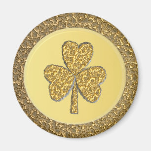 Íman Moedas Douradas de Shamrock