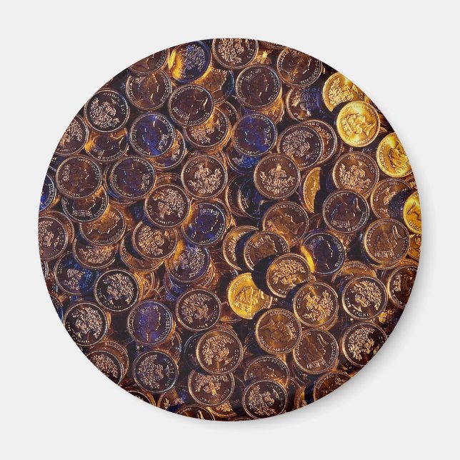 Íman Moedas esterilizadas (Frente)