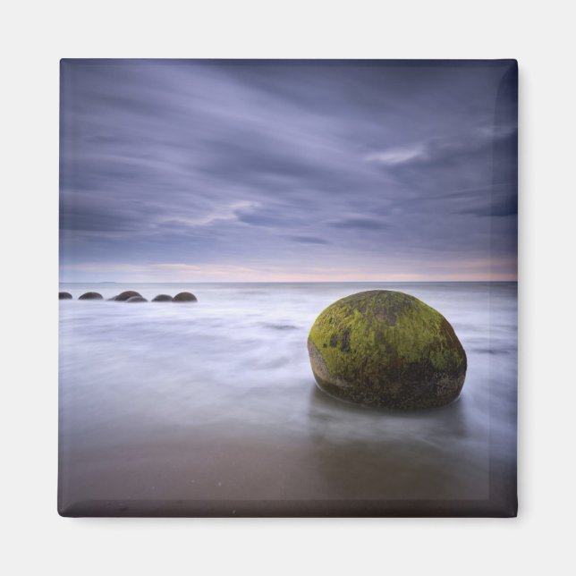 Íman Moeraki Boulders Sunrise Seascape (Frente)