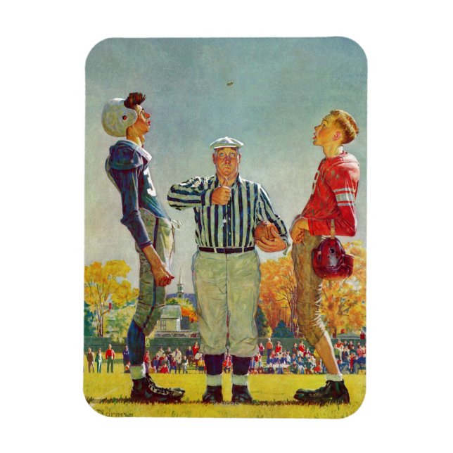 Íman Moin Toss por Norman Rockwell (Vertical)