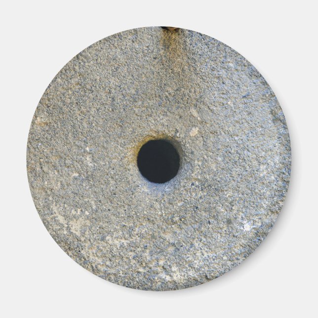 Íman moinho de pedra farinha de trigo moinho de cereais (Frente)