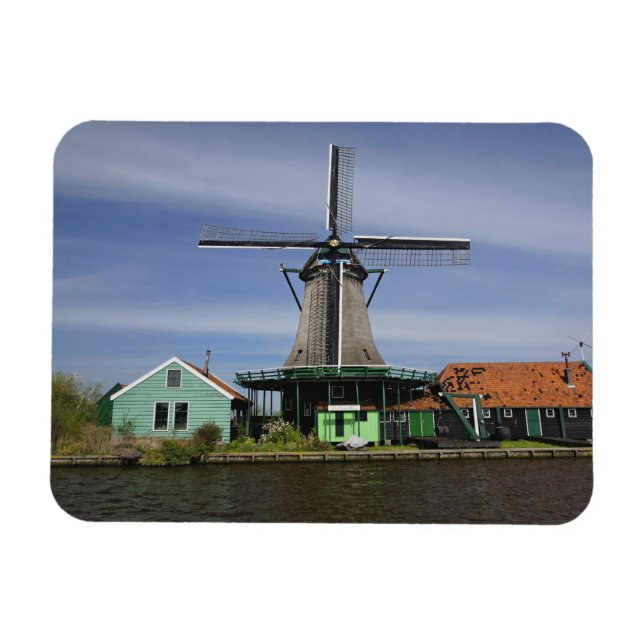 Íman Moinho de vento, Zaanse Schans, Holanda, Países Ba (Horizontal)