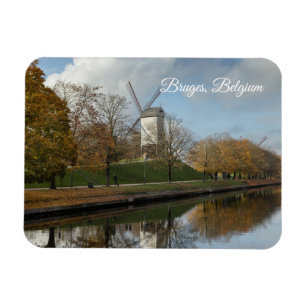 Íman Moinhos de Vento de Bruges Reflexos de Outono