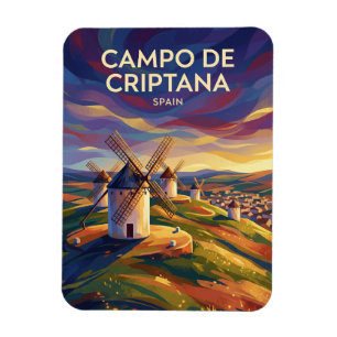 Íman Moinhos de Vento de Campo de Criptana Espanha