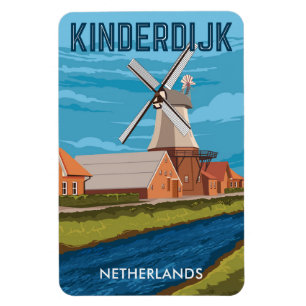Íman Moinhos de vento nos Países Baixos