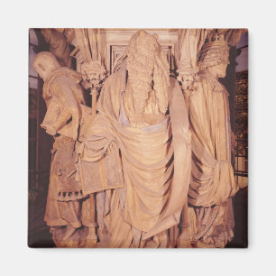 Íman Moisés, detalhe do pedestal hexagonal