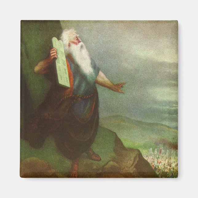 Íman Moisés e os Dez Mandamentos, Religião Antiga (Frente)